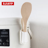 SJIAYP 吸盘饭勺座 饭勺架子 厨房用品 电饭煲饭勺托架 Rice Ladle Holder w/Suction Cup