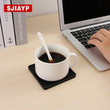 Simple square coaster [brown, white] insulation coaster silicone non-slip pad heat insulation pad