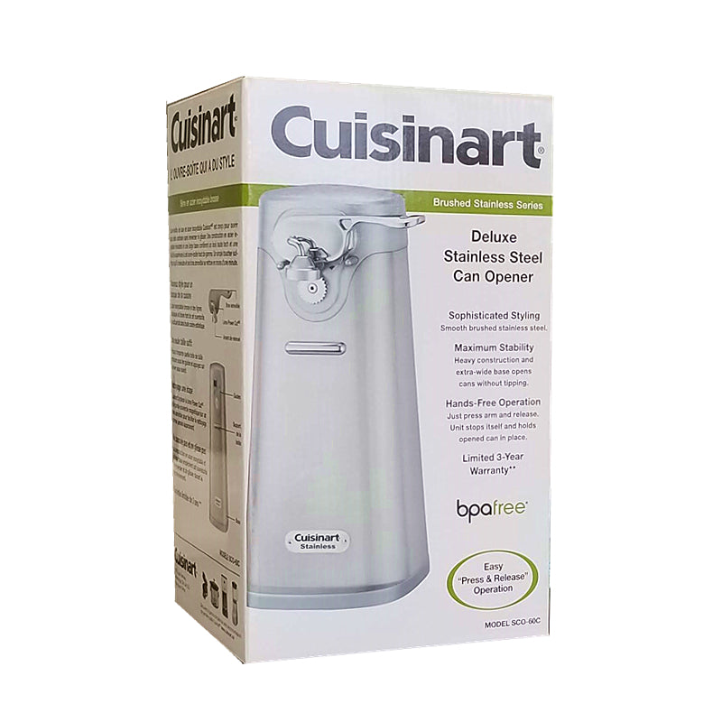 Cuisinart SCO-60 Deluxe Stainless Steel Electric Can Opener 120V