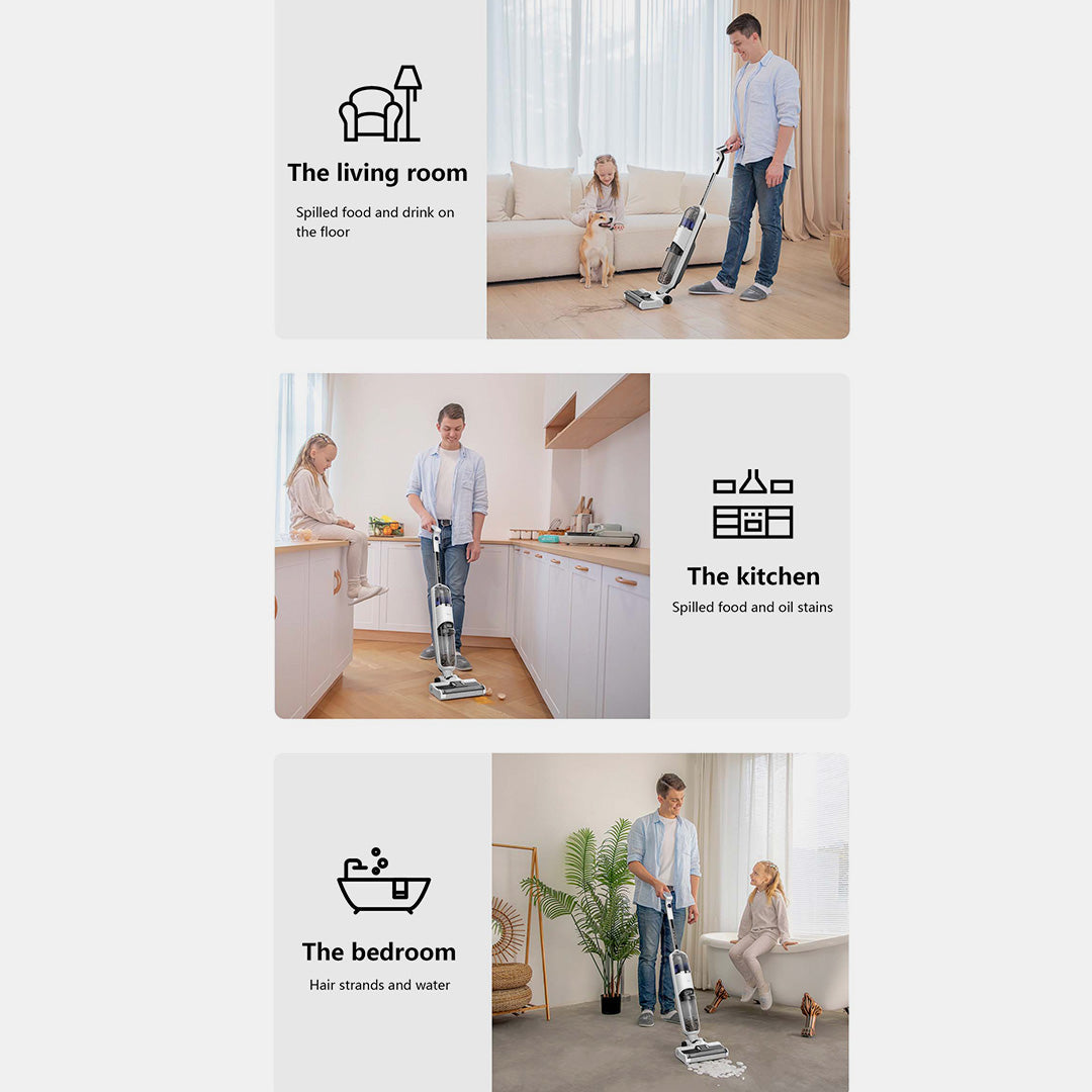 Redkey W12手持吸拖一体机 Wet & Dry Vacuum Cleaner