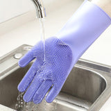 多功能矽胶手套 防水耐热 多色混发
