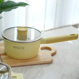 STOLTZ 韩国制造易洁不粘单柄汤锅 电磁炉适用 2款选 Ceramic Coating Induction Saucepan