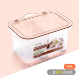 Yimei two compartment seasoning box 800ml