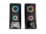 havit海威特 SK700游戏音响 USB款 Dynamic RGB Lights Stereo Electronic Sports Speaker