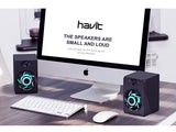 havit海威特 SK706家用电脑音响 LED立体声 USB款 Stereo Computer Speaker