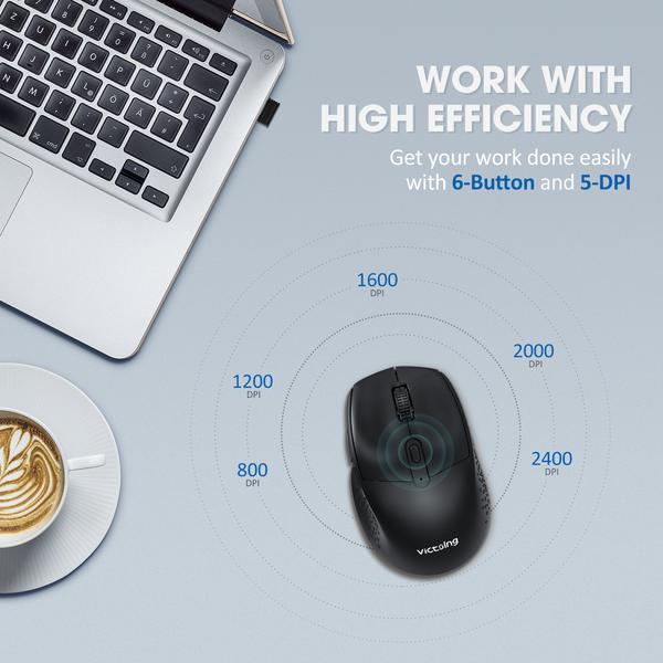 Victsing 2.4G无线鼠标 黑色 PC262A