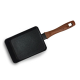 【韩国原产】Silvat 18cm玉子烧/鸡蛋卷 木柄IH热感不粘煎锅 Wooden Non-stick IH Frying Pan