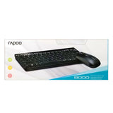 雷柏RAPOO 2.4G键盘鼠标无线套装 轻薄8000系列