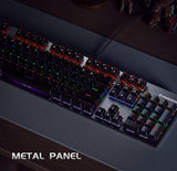 Punkston TK-104彩虹背光游戏键盘 RGB Backlit Gaming Keyboard