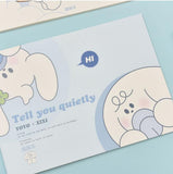 蓝色泡芙 素描本 儿童空白页美术绘画本 多色混发