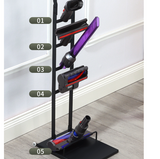 Vacuum cleaner rack on casters