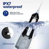Elifloss 充电式冲牙器 水牙线 IPX7 Waterproof Rechargeable Oral Irrigator w/4 Modes