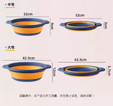 可折叠收纳盆 中号 32cm 混发