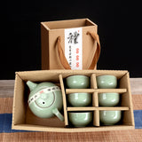 【珍藏礼系列】陶瓷茶具7件套装 一壶六杯