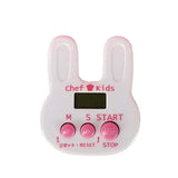 Chef Kids 兔兔厨房计时器 可吸附型 白色/粉色 simple Chef Kids