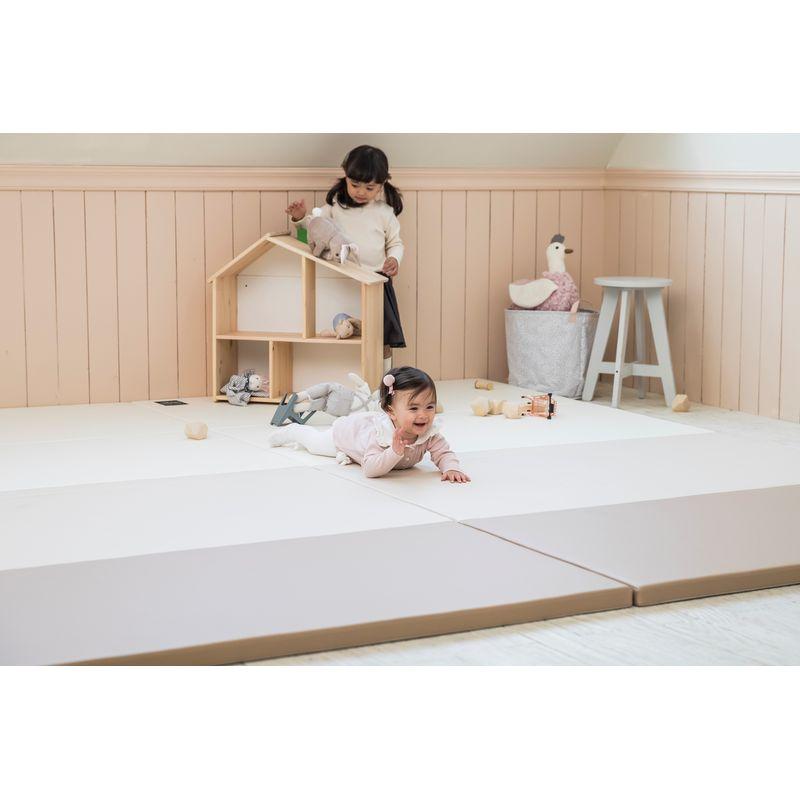 Creamhaus Cheese House Baby Play Crawl Folding Mat Natural