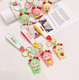 Fruit Sheep Bracelet Keychain Three Colors Mixed