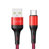 Jellico Type-C Fast Charging Cable 1M Red Black