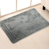 柔软毛绒地毯 16.5x24英寸 多色混发