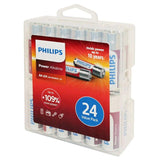 飞利浦 24节优惠装 碱性电池 AA/AAA life Philips AA 