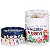 Flossy 儿童牙线 超细水果味 60支独立包装 maternal Flossy 