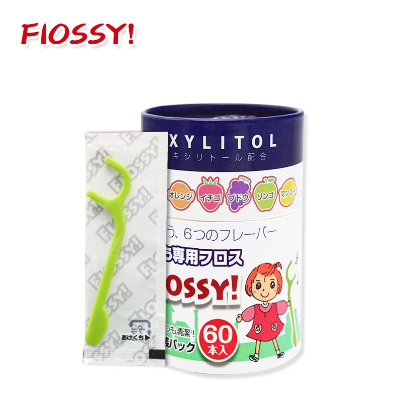 Flossy 儿童牙线 超细水果味 60支独立包装 maternal Flossy Default 