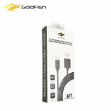 Goldfish Android 安卓 尼龙Micro USB数据线 6寸/1.8米 灰色