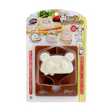 萌萌熊猫&青蛙三明治模具 吐司面包切片模板 可爱熊猫图案