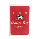 日本 牛乳石碱 保湿滋润美肤香皂 玫瑰香 滋润型 100g 红色 simple COW