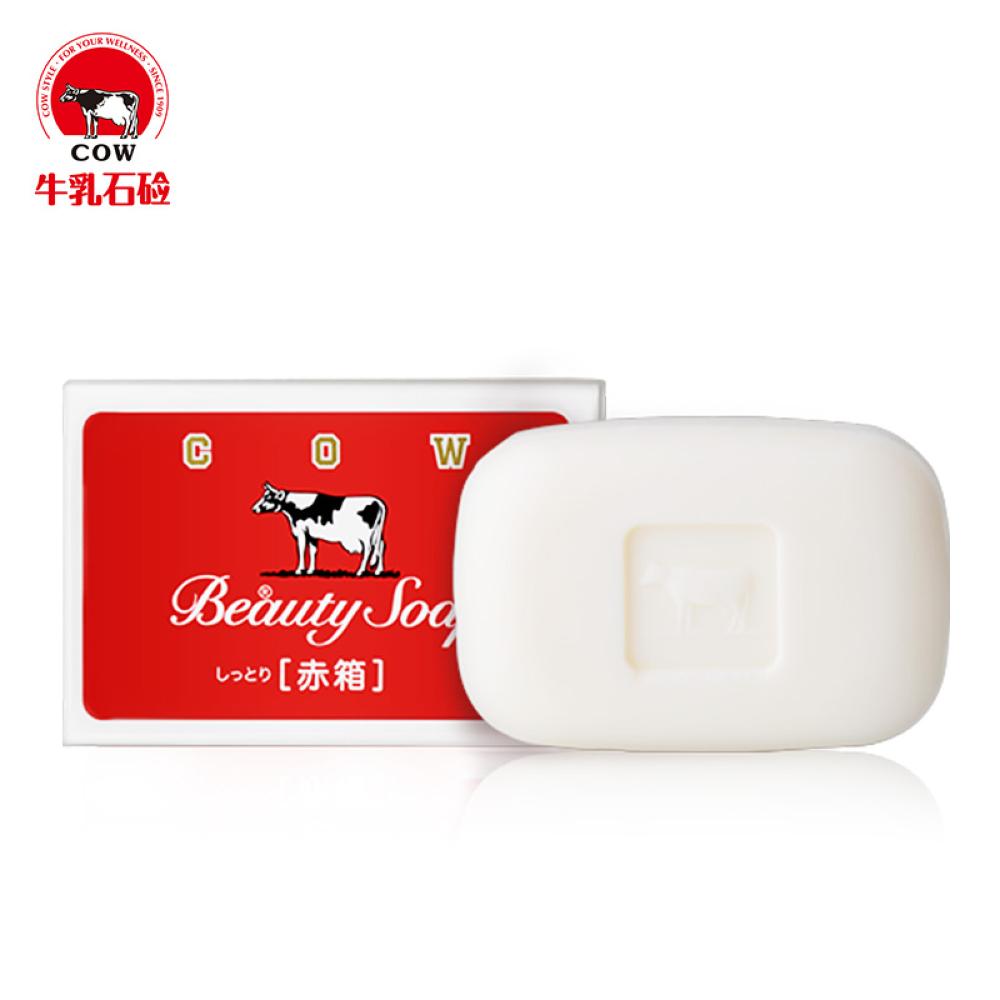 日本 牛乳石碱 保湿滋润美肤香皂 玫瑰香 滋润型 100g 红色 simple COW Default Title