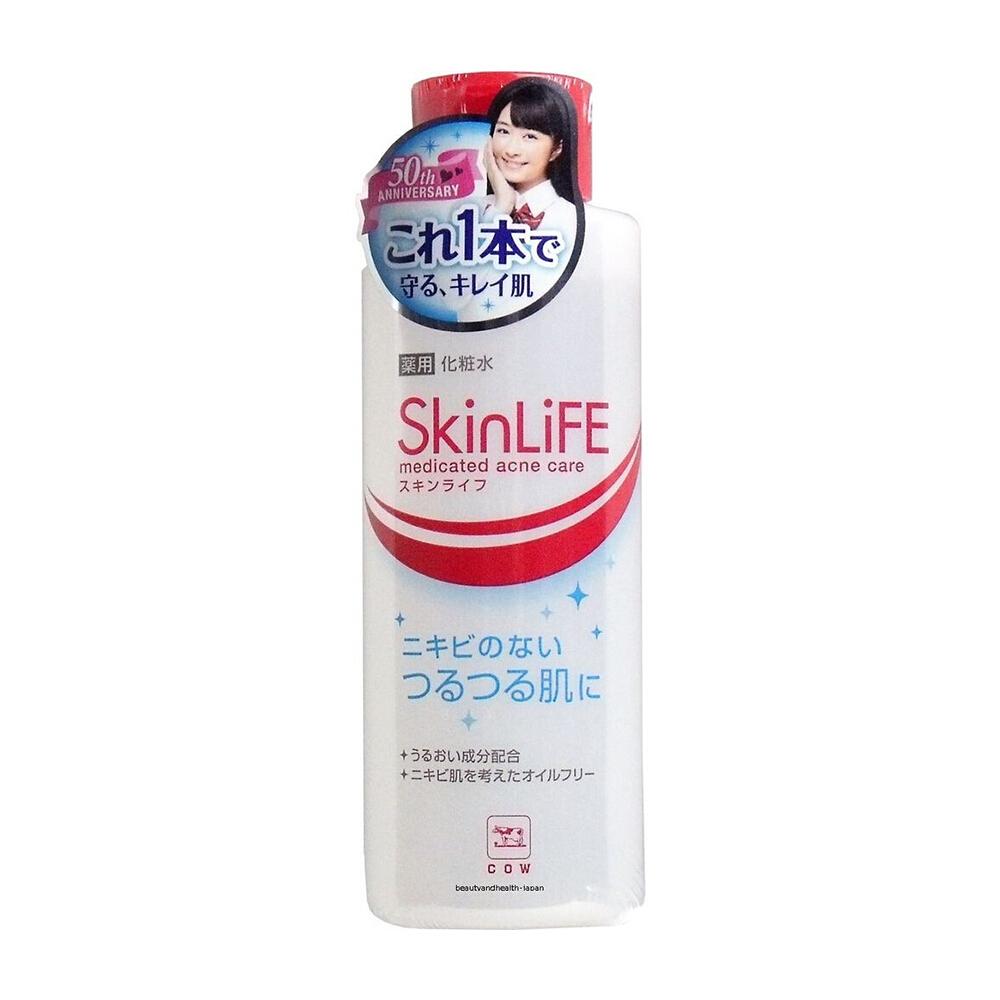 日本 牛乳石碱 SKINLIFE 果酸祛痘爽肤化妆水 150ml simple COW