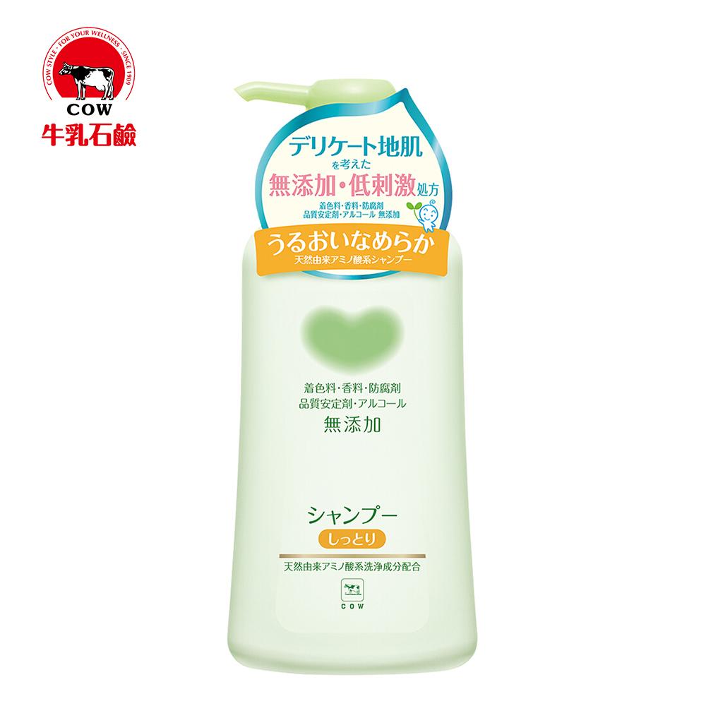 日本 牛乳石碱 无添加 NON ADDITIVE 温和无硅保湿洗发水 低敏感婴儿可用 500ml 滋润型 simple COW Default Title