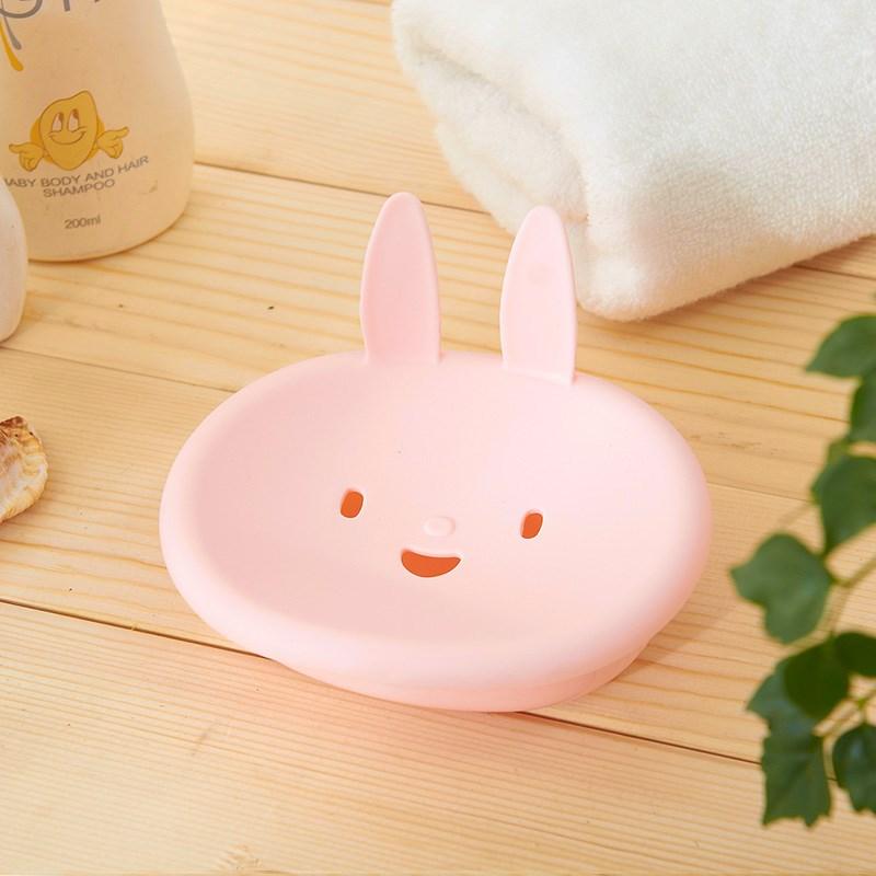 日本制 可爱兔皂盒 蓝色/粉色/黄色 simple 买吧自营