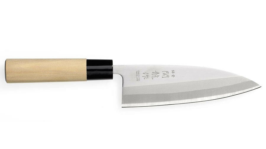 録登关藏作出刃包丁 木柄厨房刀 Sekiryu S/S DEBA Cooking Knife 11" Made in Japan