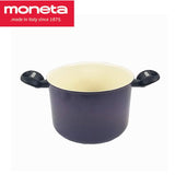 【意大利制】Moneta 带热度显示陶瓷涂层深汤锅 22cm Ceramica High Pot